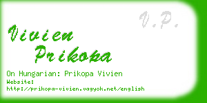 vivien prikopa business card